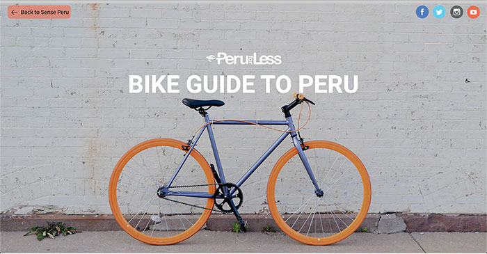 Sense Peru Bike Guide by Peru For Less